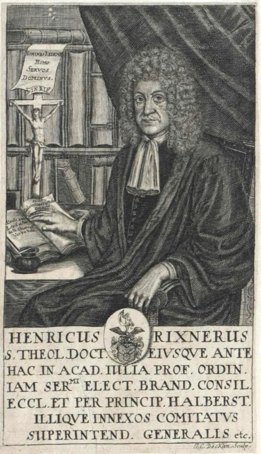 Portrait of Heinrich Rixner (1634–1692) – memorial page