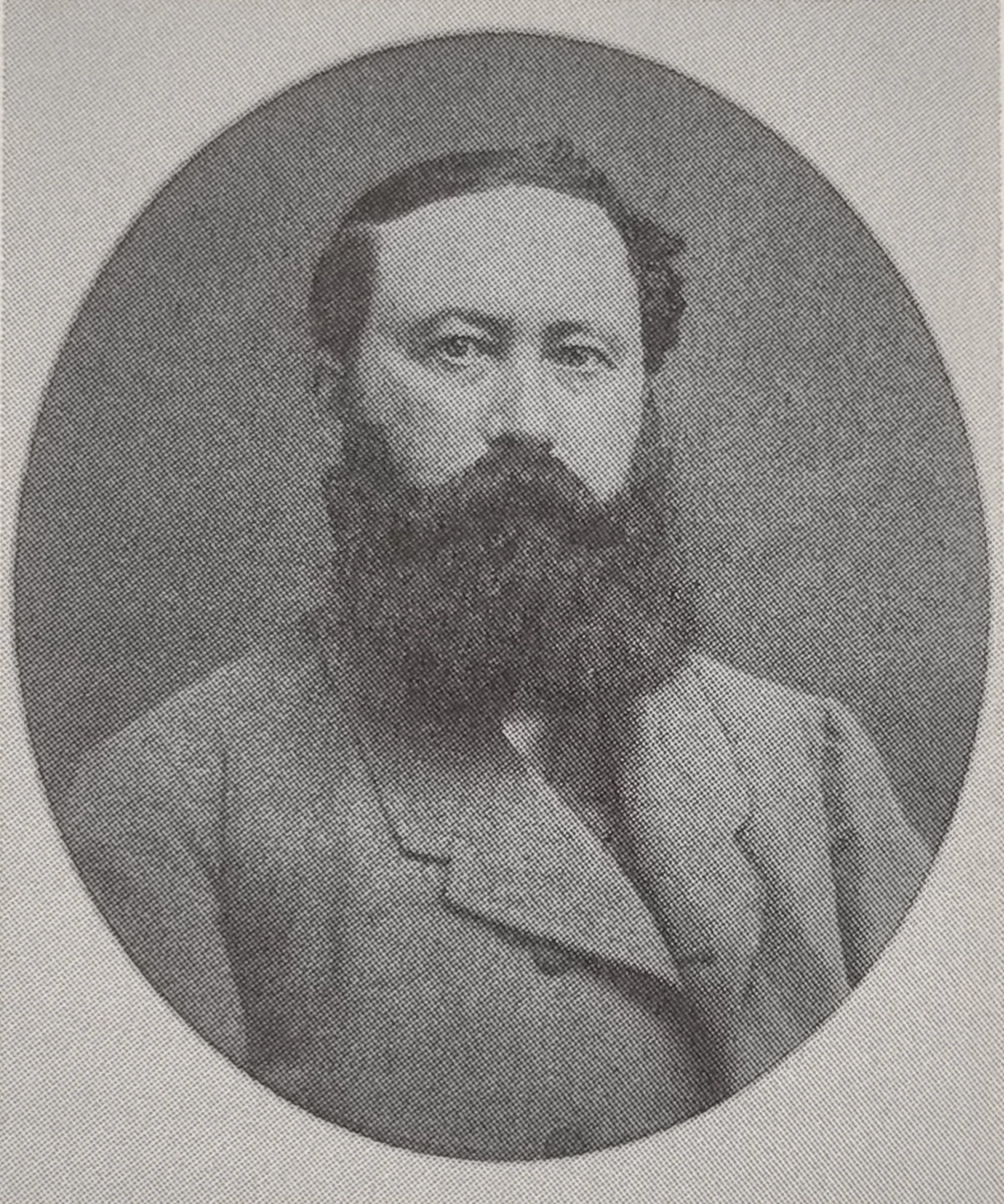 Porträt von Gustav Busch (1836–1888) – Gedenkseite