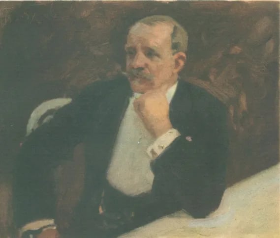 Porträt von Emil Hjort (1843–1924) – Gedenkseite