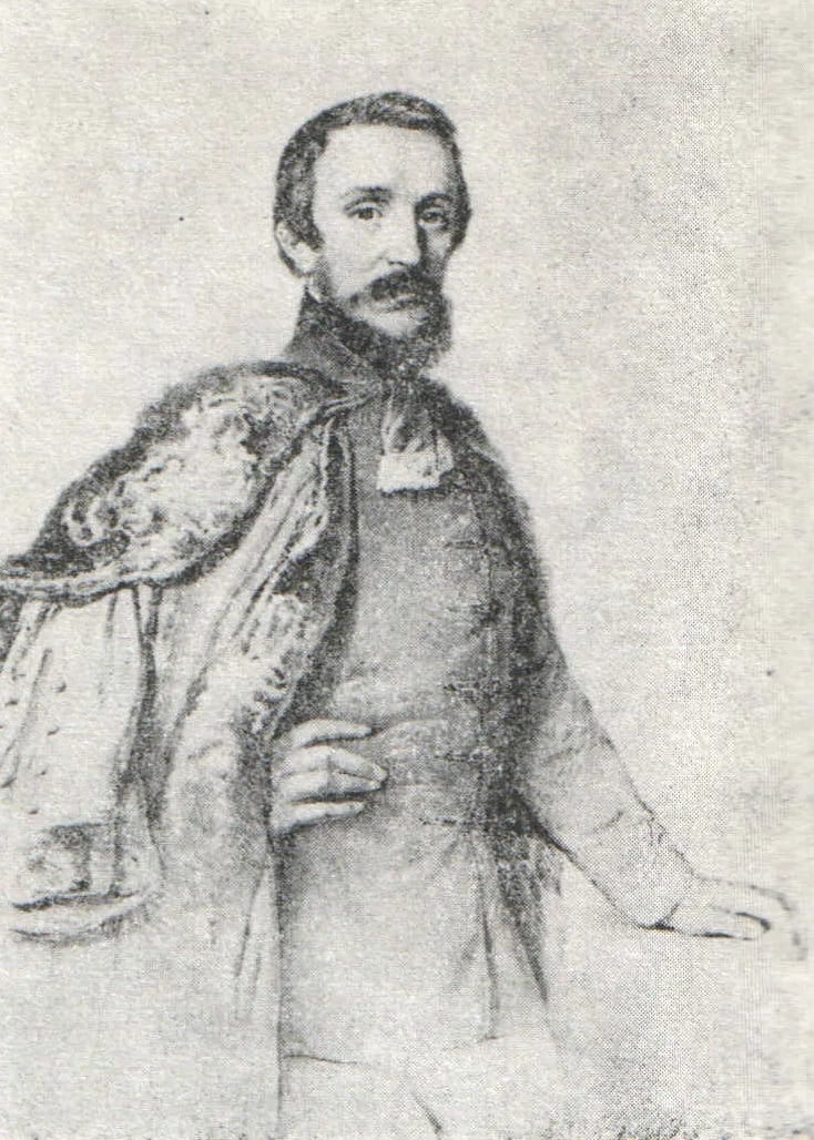 Porträt von Lajos Tarczy (1807–1881) – Gedenkseite