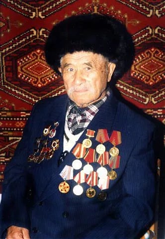 Portrait of Abikeev Sartbai Abikeevich (1916–1998) – memorial page