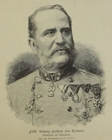 Portrait of Ludwig von Cornaro (1830–1886) – memorial page