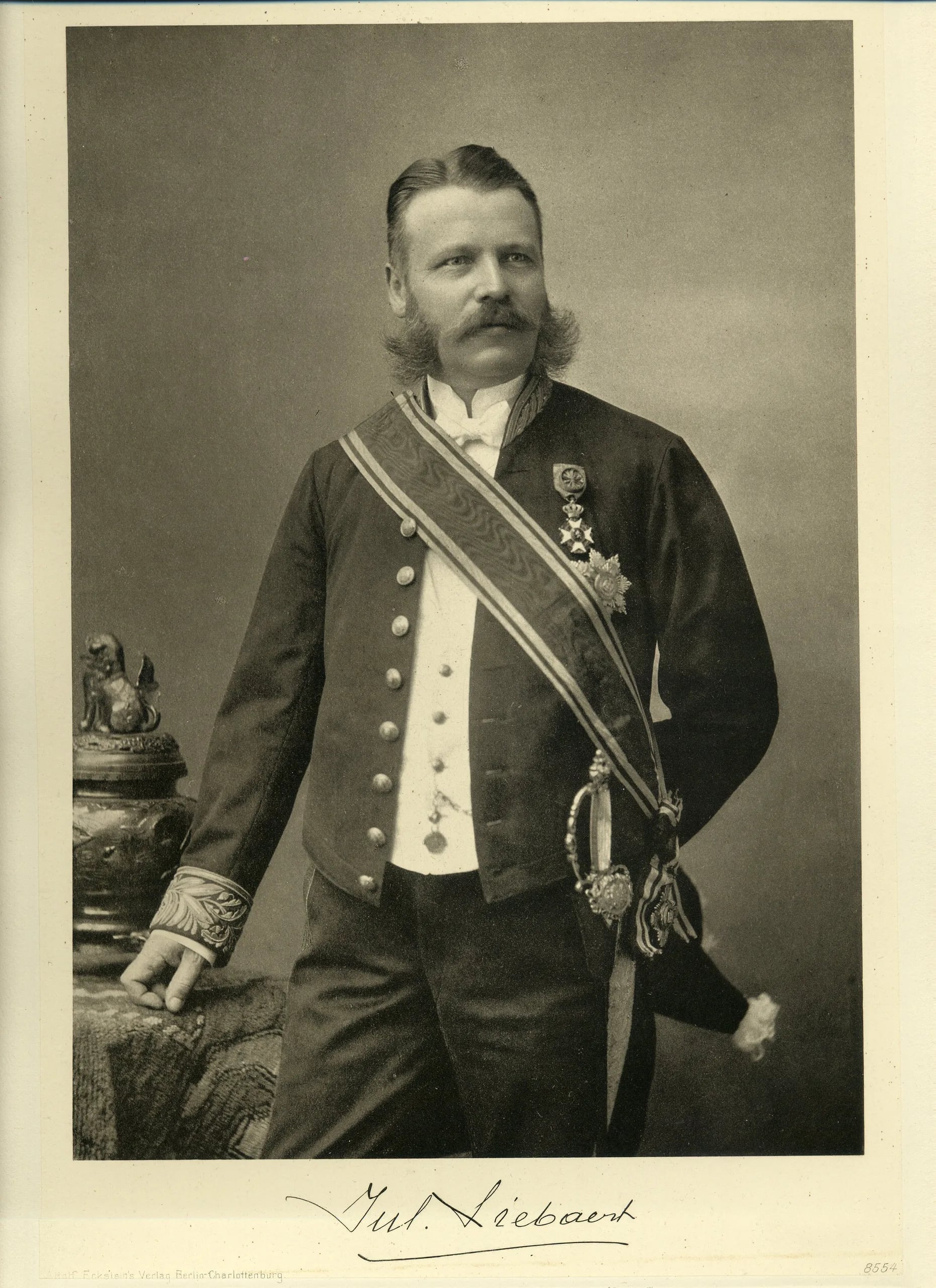Portrait of Julien Liebaert (1848–1930) – memorial page