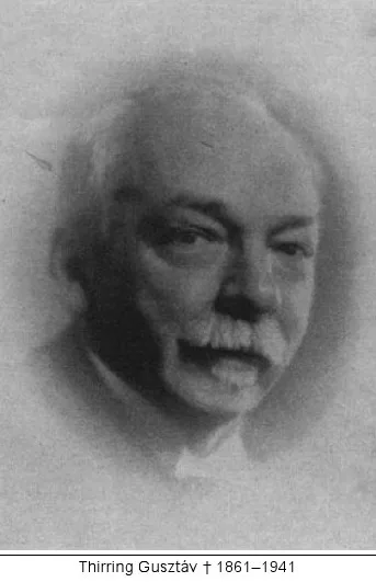 Porträt von Gusztáv Thirring (1861–1941) – Gedenkseite