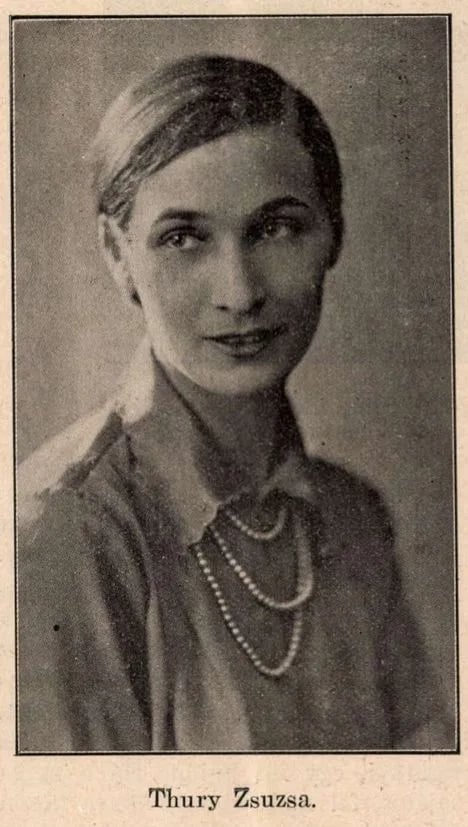 Porträt von Zsuzsa Thury (1901–1989) – Gedenkseite