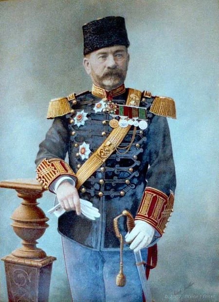 Porträt von Frost Pasha (1838–1902) – Gedenkseite