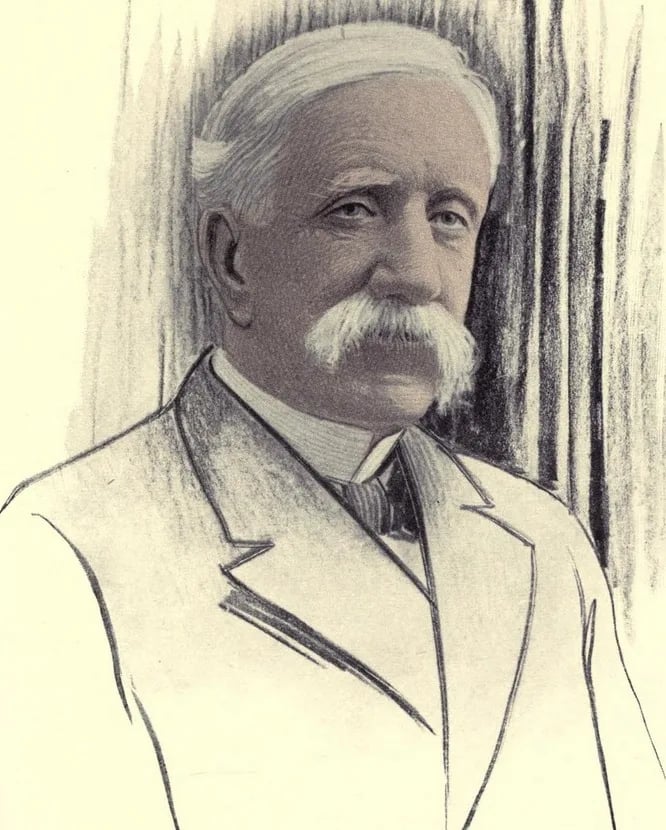 Portrait of John M. Farquhar (1832–1918) – memorial page