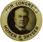 Portrait of Homer P. Snyder (1863–1937) – memorial page