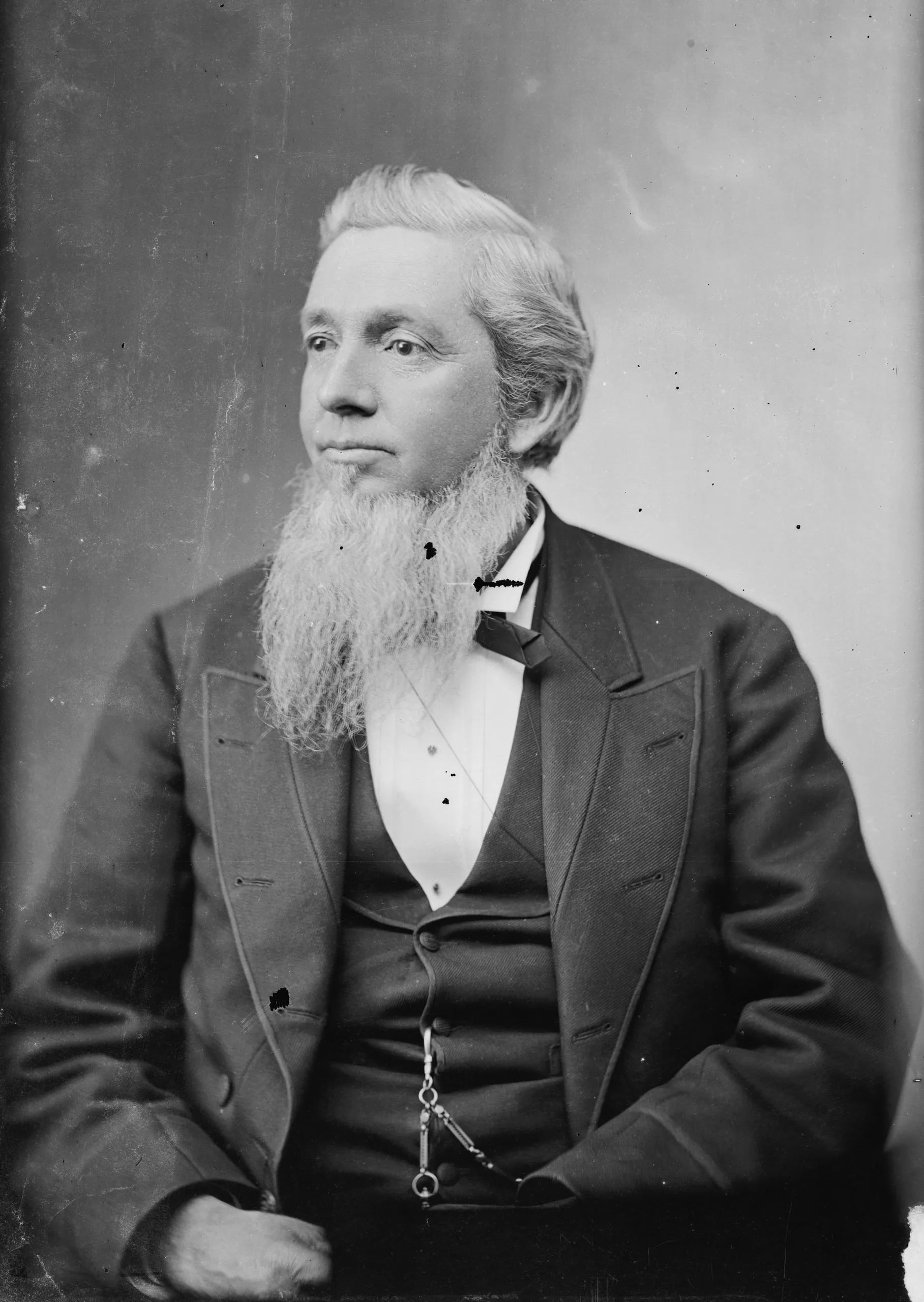 Porträt von Isaac Newton Evans (1827–1901) – Gedenkseite