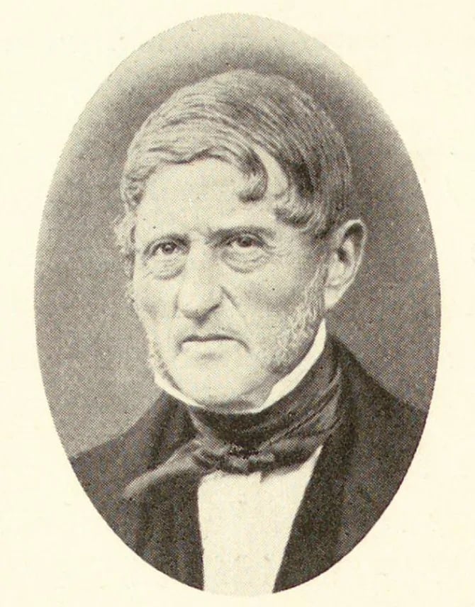 Porträt von Michael Wide Holmboe (1791–1863) – Gedenkseite