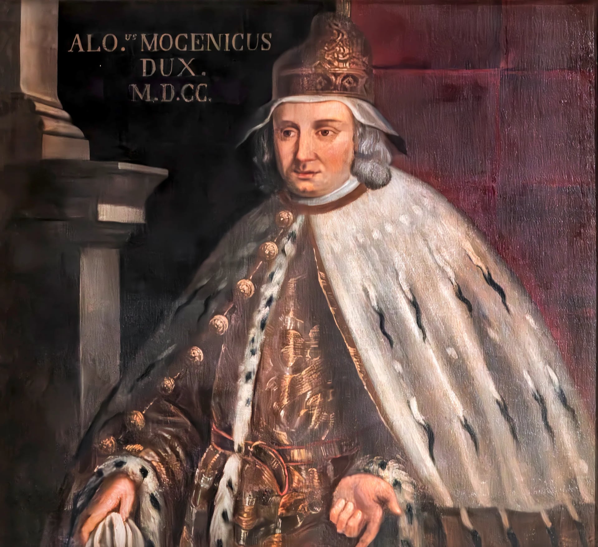 Portrait of Alvise Mocenigo II. (1628–1709) – memorial page
