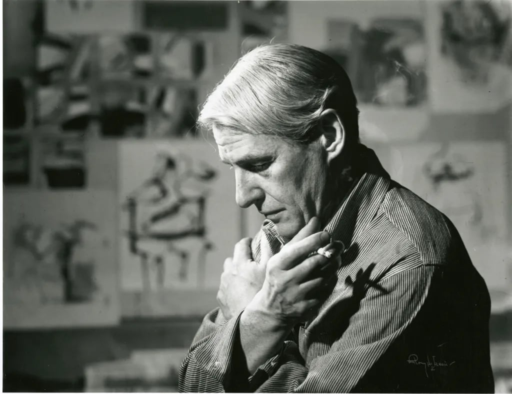 Porträt von Willem de Kooning (1904–1997) – Gedenkseite