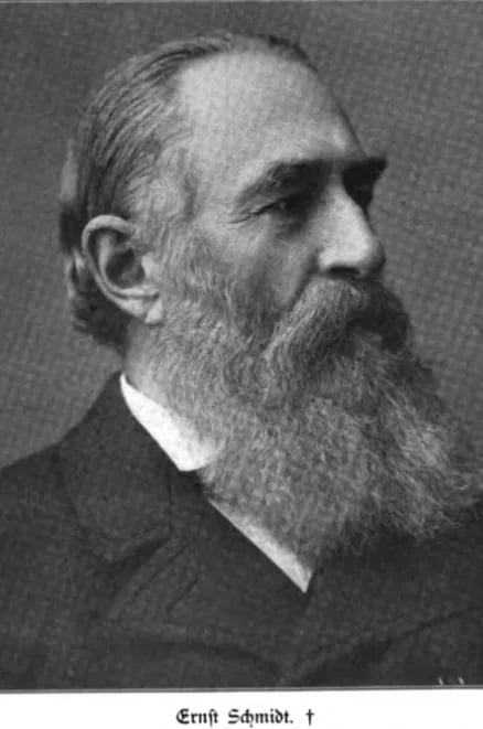Porträt von Ernst Schmidt (1830–1900) – Gedenkseite