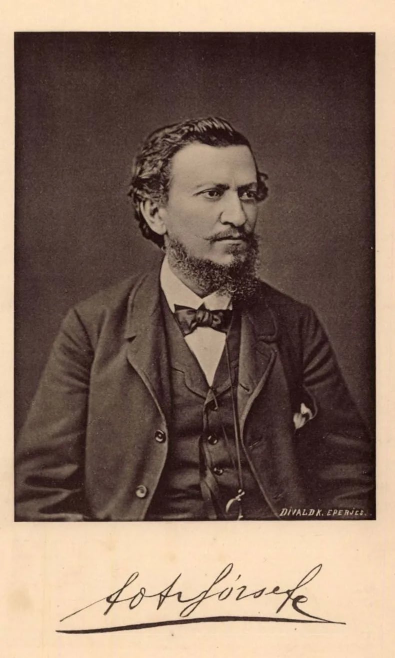 Porträt von Jozsef Toth (1839–1912) – Gedenkseite
