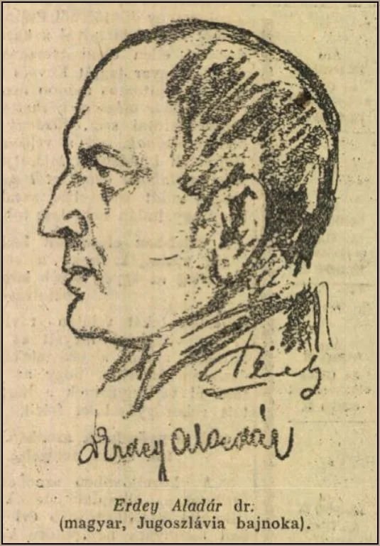 Portrait of Aladár Erdey (1879–1957) – memorial page