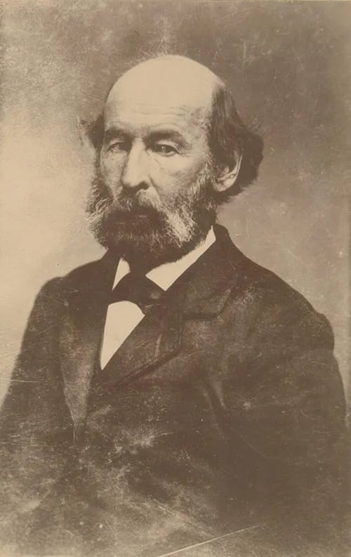 Porträt von Eli Thayer (1819–1899) – Gedenkseite
