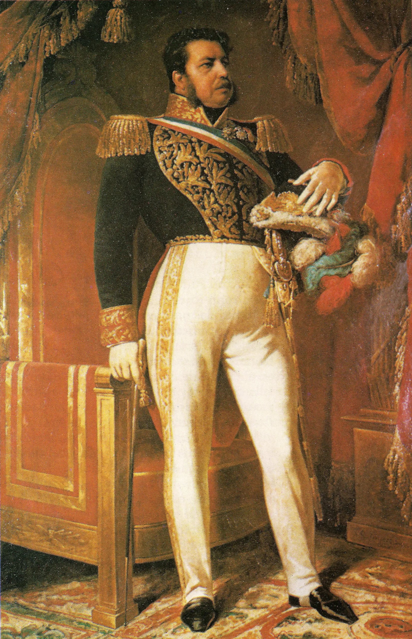 Portrait of Manuel Bulnes Prieto (1799–1866) – memorial page