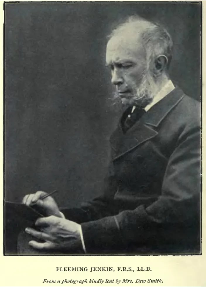 Portrait of Fleeming Jenkin (1833–1885) – memorial page