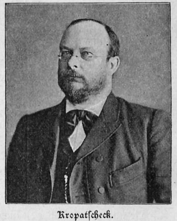Portrait of Hermann Kropatscheck (1847–1906) – memorial page