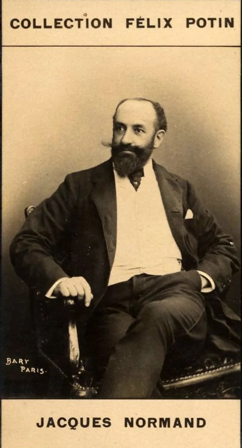 Portrait of Jacques Normand (1848–1931) – memorial page