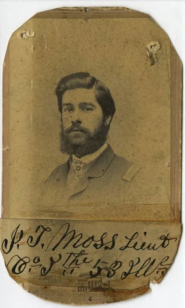 Portrait of J. T. Moss (1842–1919) – memorial page
