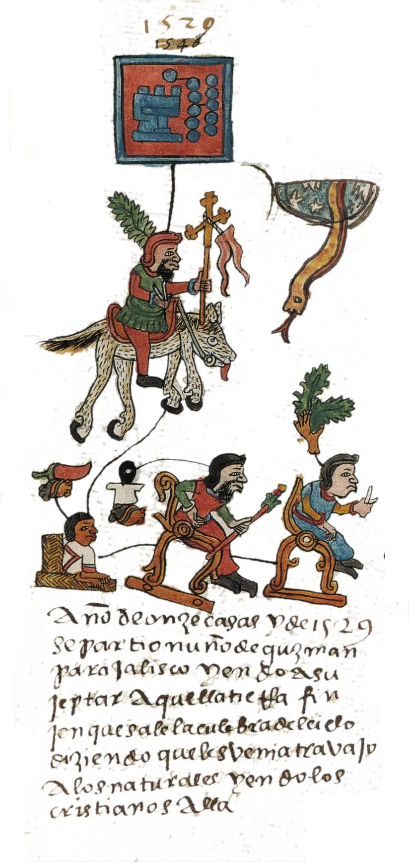 Porträt von Nuño Beltrán de Guzmán (1490–1544) – Gedenkseite