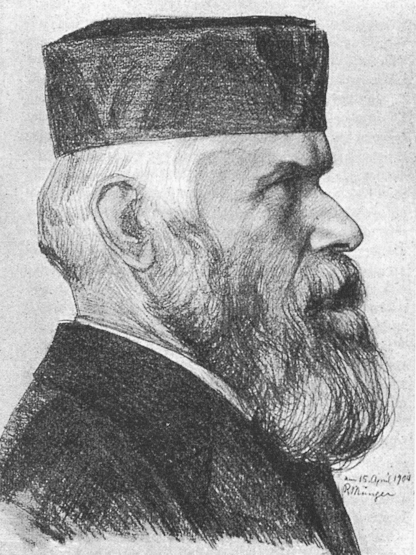 Porträt von Emanuel Friedli (1846–1939) – Gedenkseite