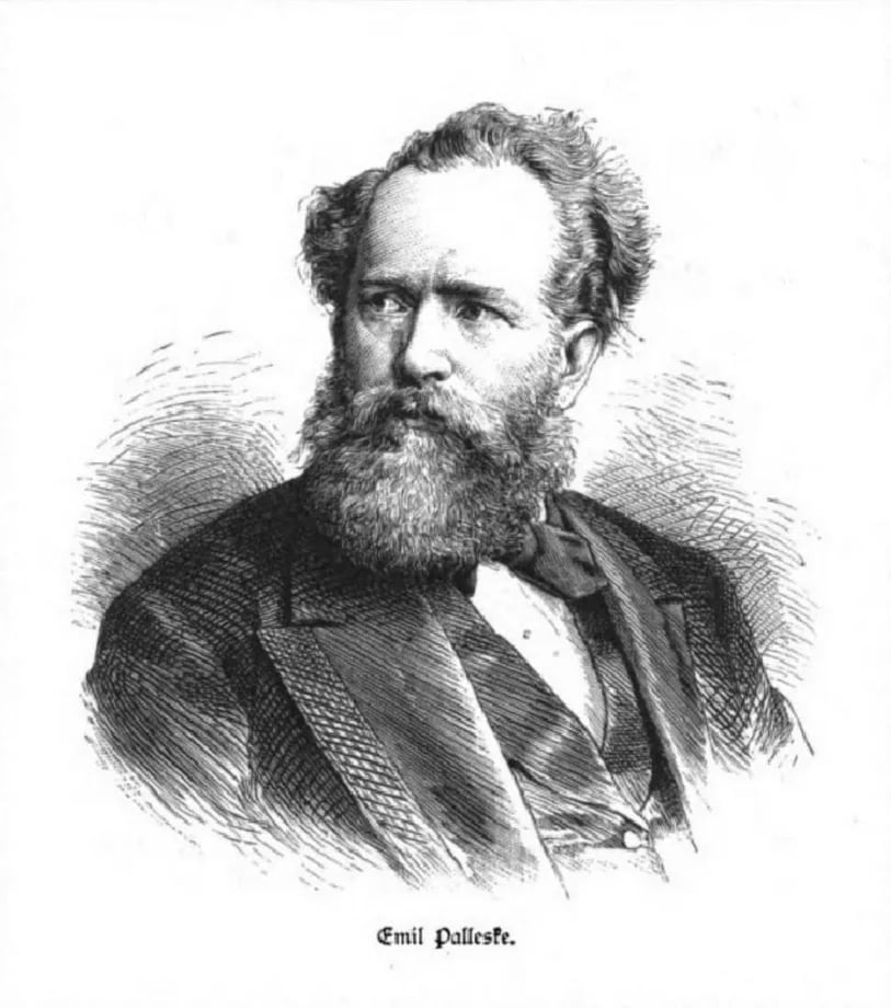 Porträt von Emil Palleske (1823–1880) – Gedenkseite