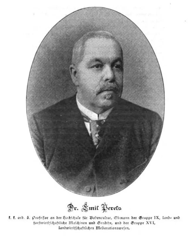 Porträt von Emil Perels (1837–1893) – Gedenkseite