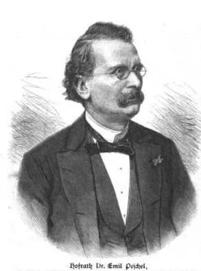 Porträt von Emil Peschel (1835–1912) – Gedenkseite
