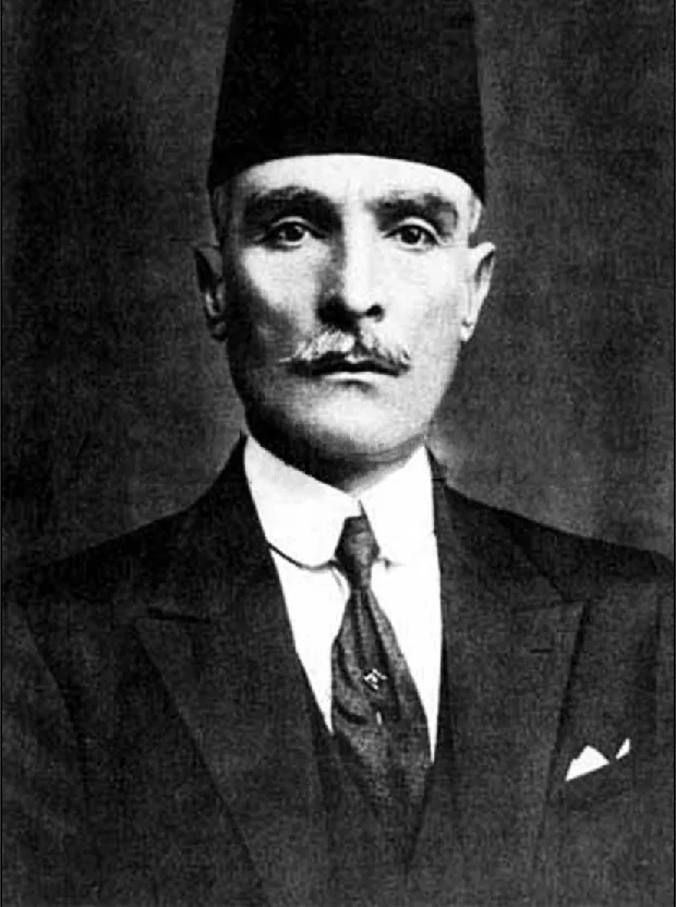 Porträt von Ibrahim Hananu (1869–1935) – Gedenkseite
