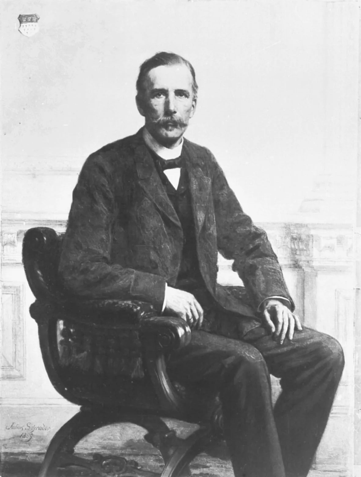 Porträt von Wilhelm von Becker (1835–1924) – Gedenkseite