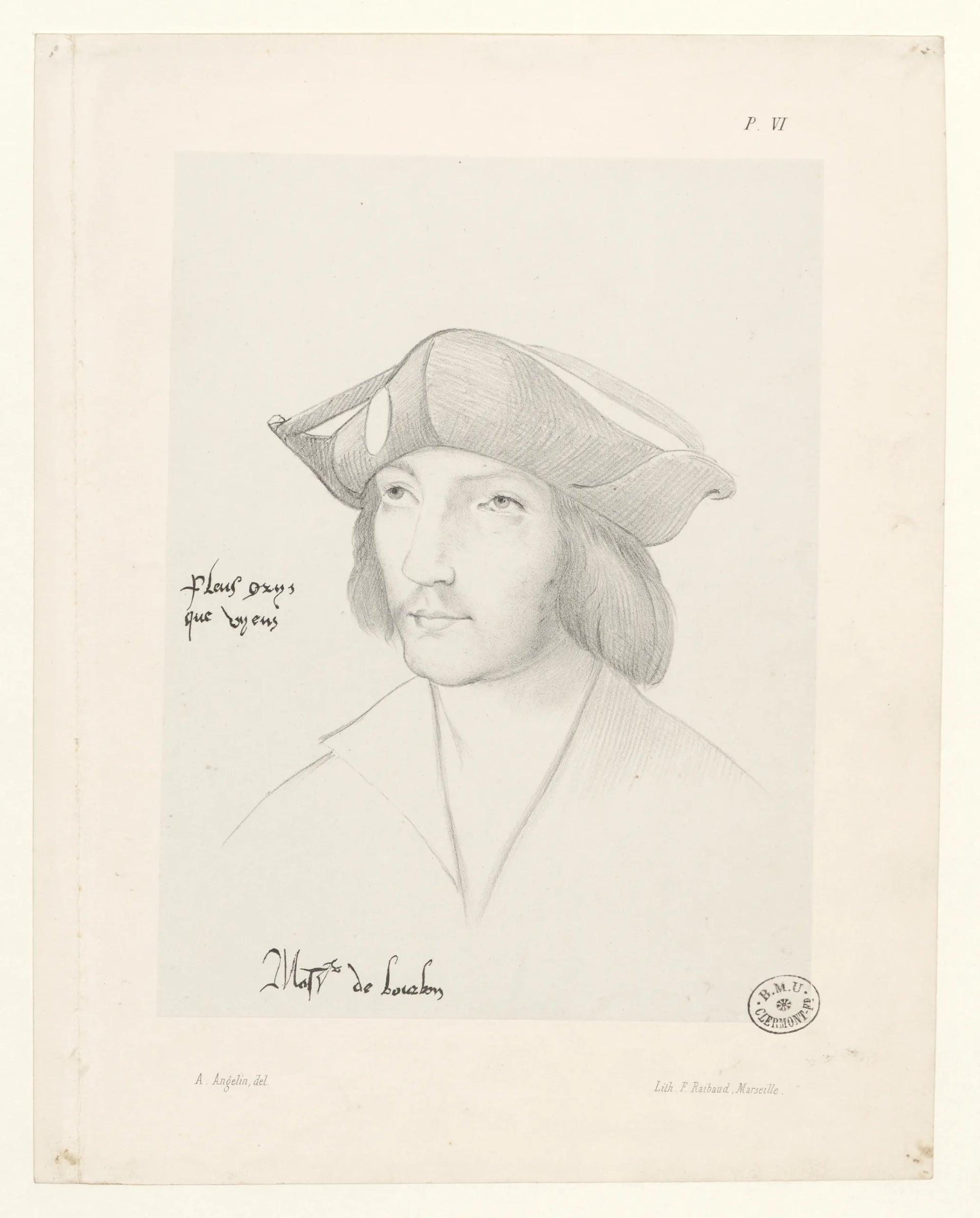 Porträt von Louis I. de Bourbon, comte de Montpensier (1406–1486) – Gedenkseite