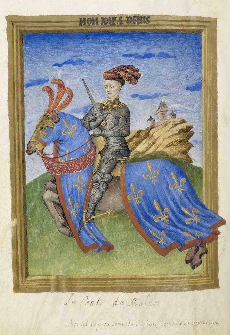 Porträt von Karl IV. (1414–1472) – Gedenkseite