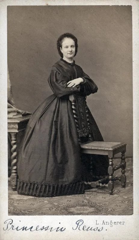 Porträt von Prinzessin Luise Caroline Reuß zu Greiz (1822–1875) – Gedenkseite