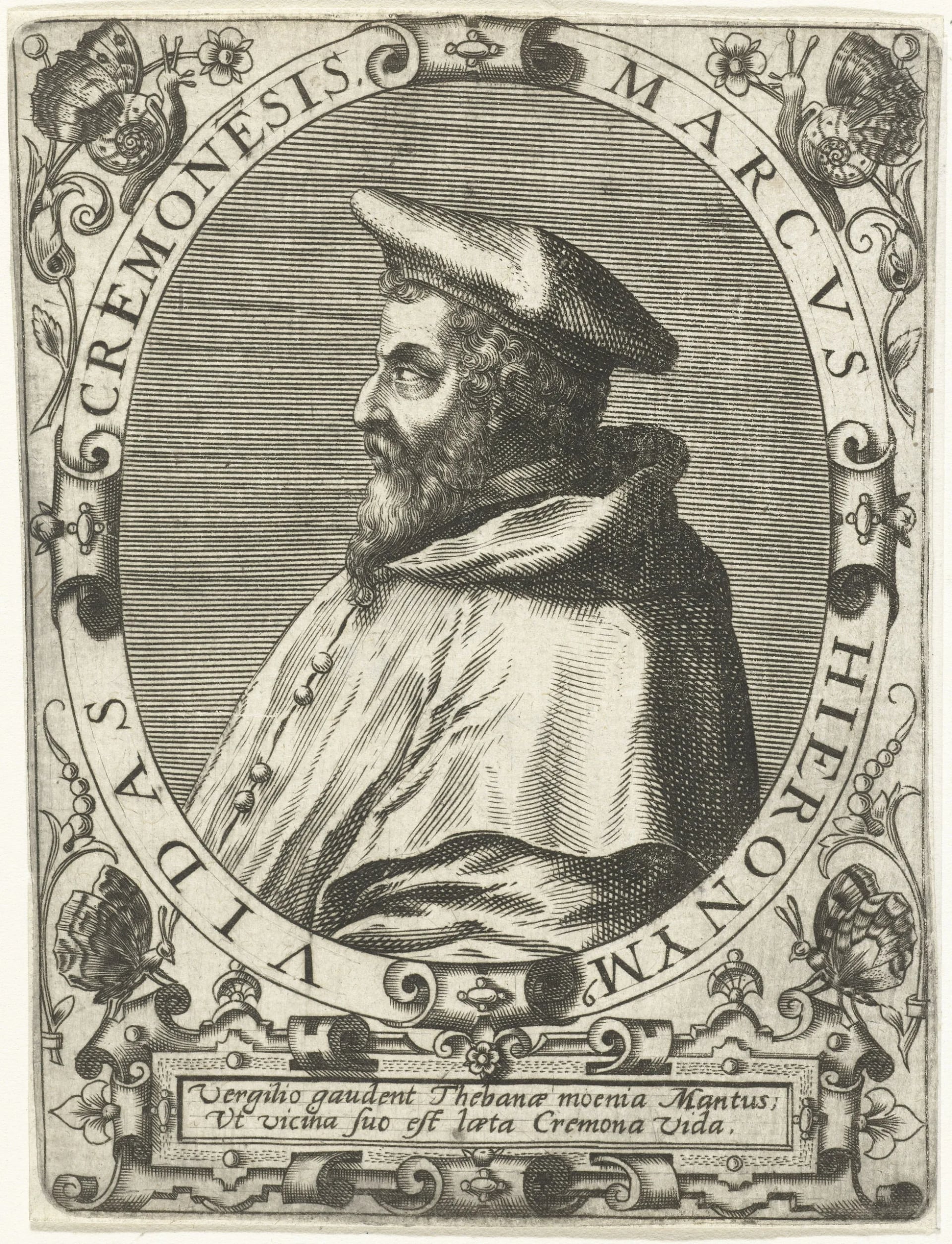 Portrait of Marcus Hieronymus Vida (1485–1566) – memorial page
