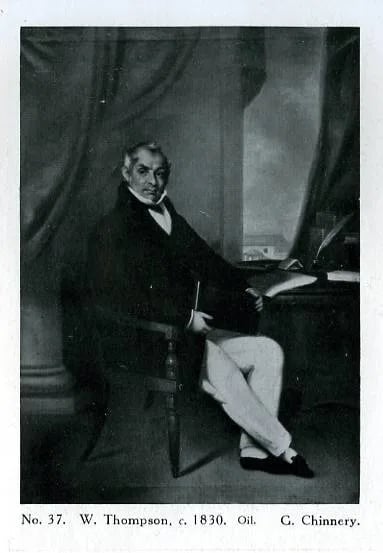 Portrait of William Thompson (1775–1833) – memorial page