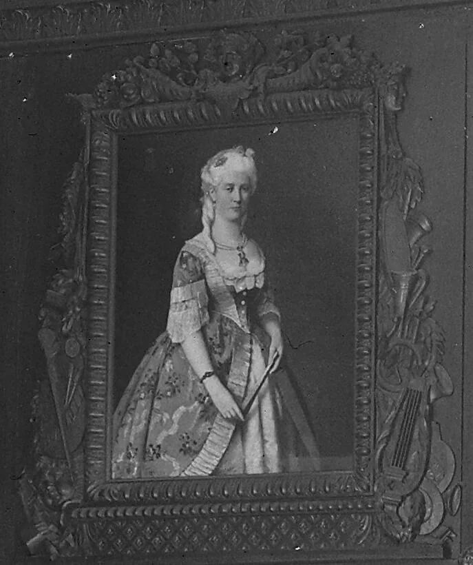 Porträt von Jacqueline Henriëtte Elisabeth gravin van Rechteren (1837–1901) – Gedenkseite