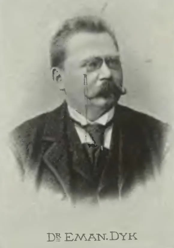 Porträt von Emanuel Dyk (1852–1907) – Gedenkseite