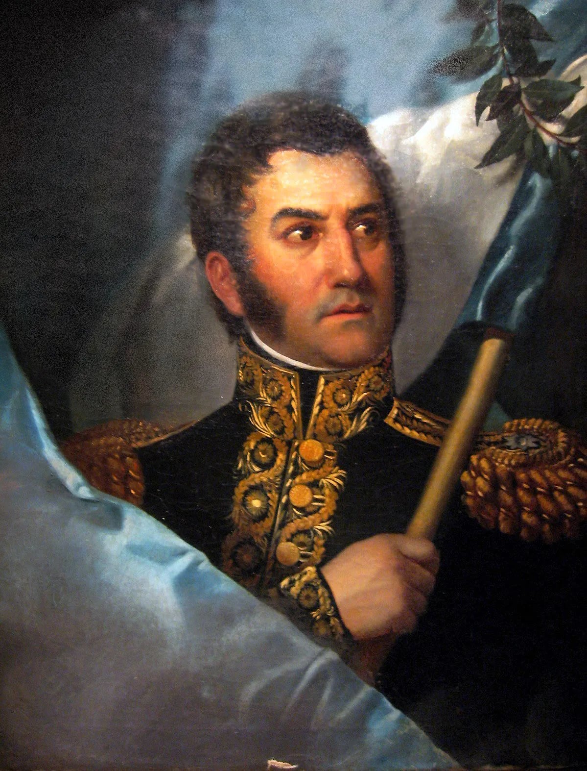 Porträt von José de San Martín (1778–1850) – Gedenkseite