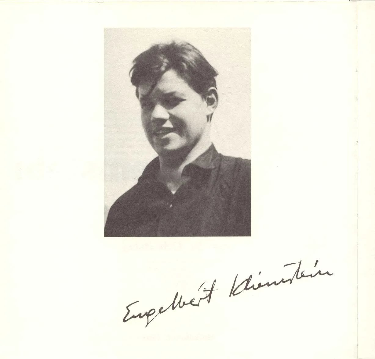 Portrait of Engelbert Kliemstein (1934–1961) – memorial page
