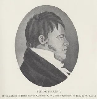 Portrait of Simon Fraser (1776–1862) – memorial page