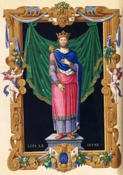 Portrait of Ludwig VII. (1120–1180) – memorial page