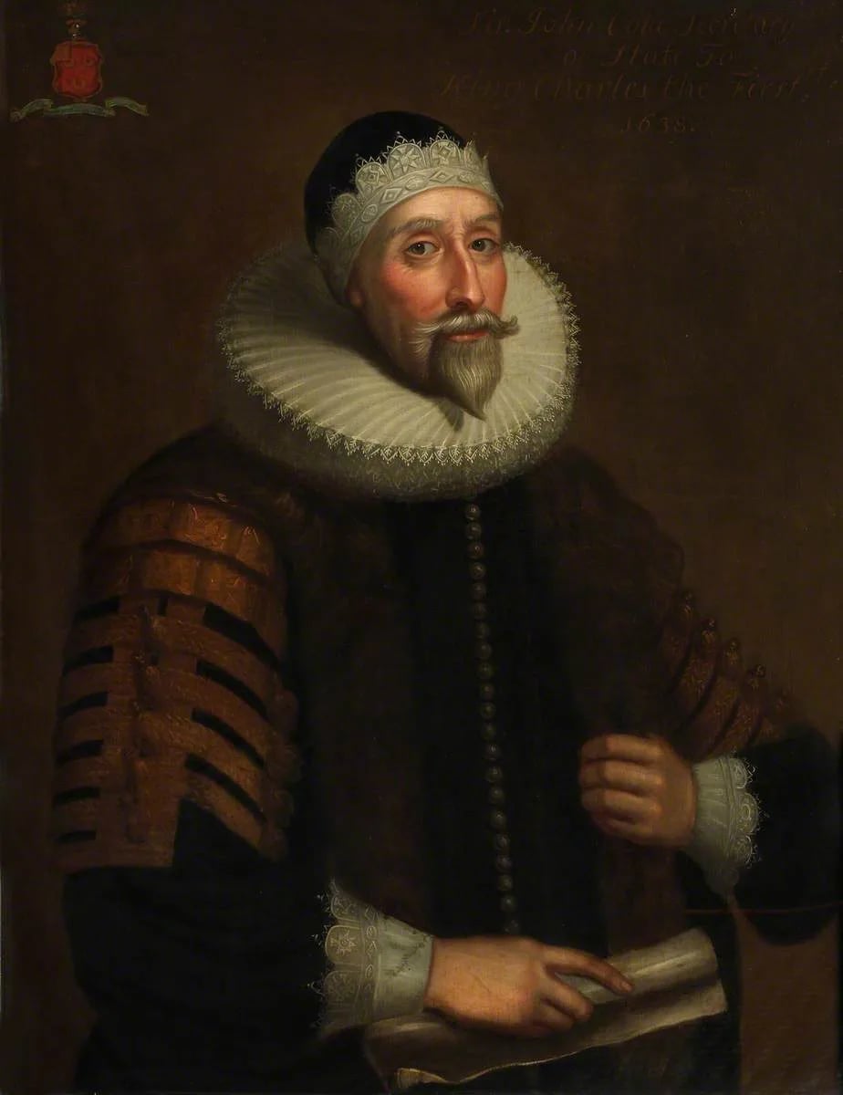 Portrait of John Coke (1563–1644) – memorial page