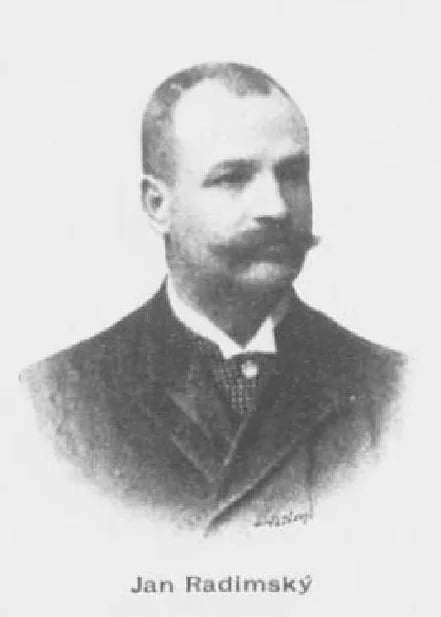 Porträt von Jan Radimský (1840–1903) – Gedenkseite