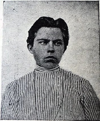 Porträt von Alexander Stepanowitsch Antonow (1889–1922) – Gedenkseite