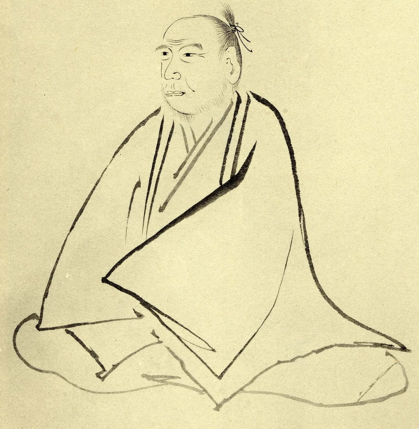 Porträt von Kamo no Mabuchi (1697–1769) – Gedenkseite