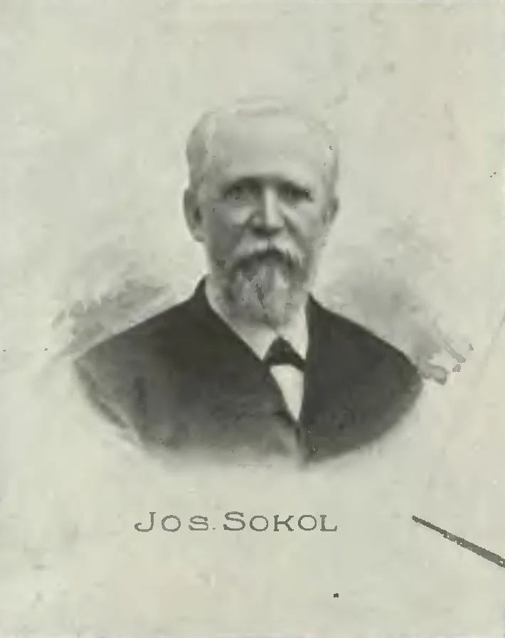 Portrait of Josef Sokol (1831–1912) – memorial page
