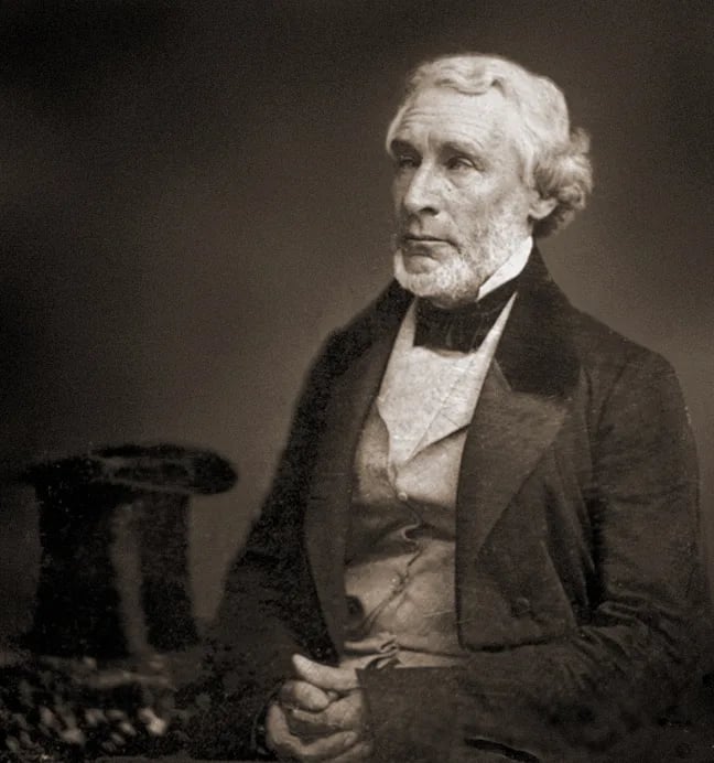 Porträt von James Gordon Bennett senior (1795–1872) – Gedenkseite