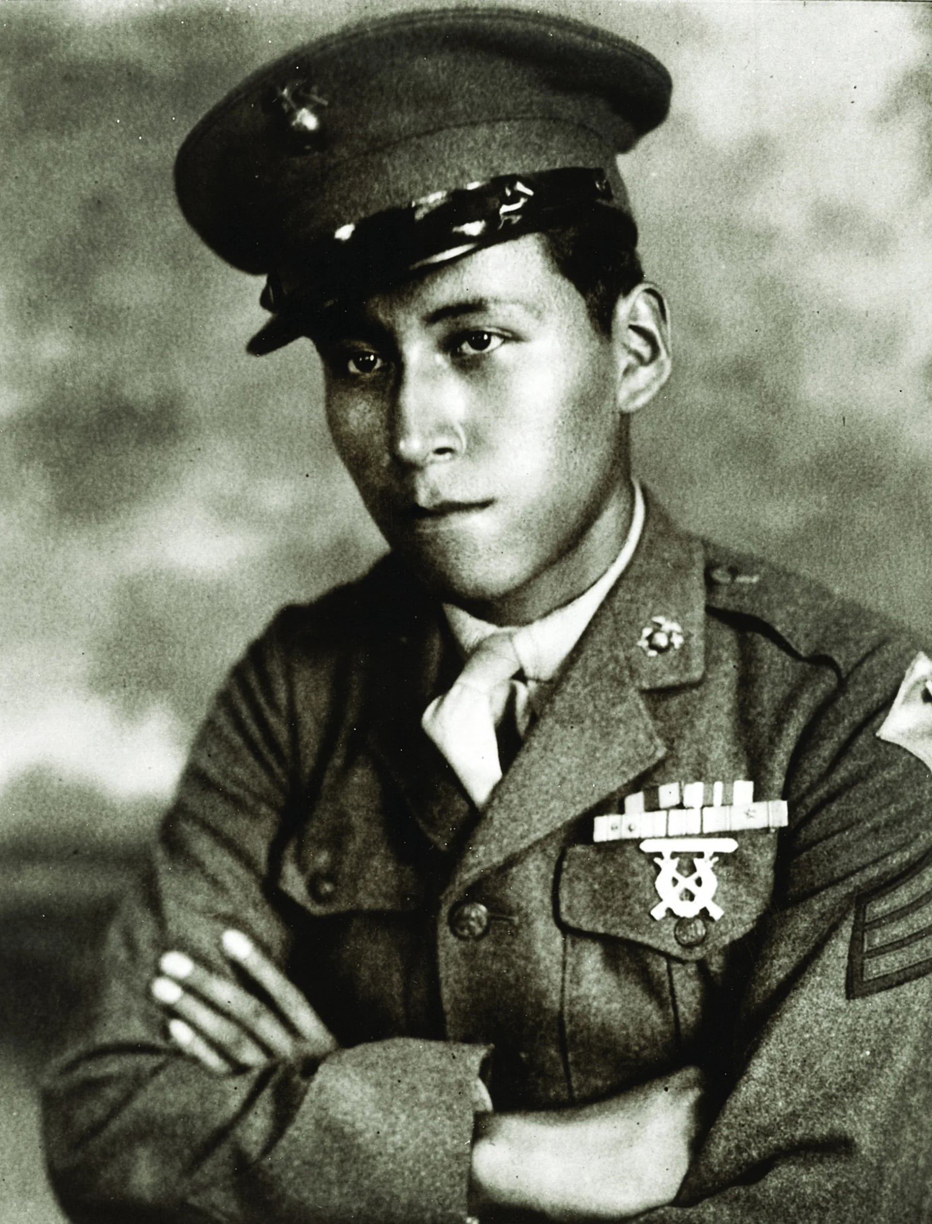 Portrait of Mitchell Red Cloud, Jr. (1925–1950) – memorial page